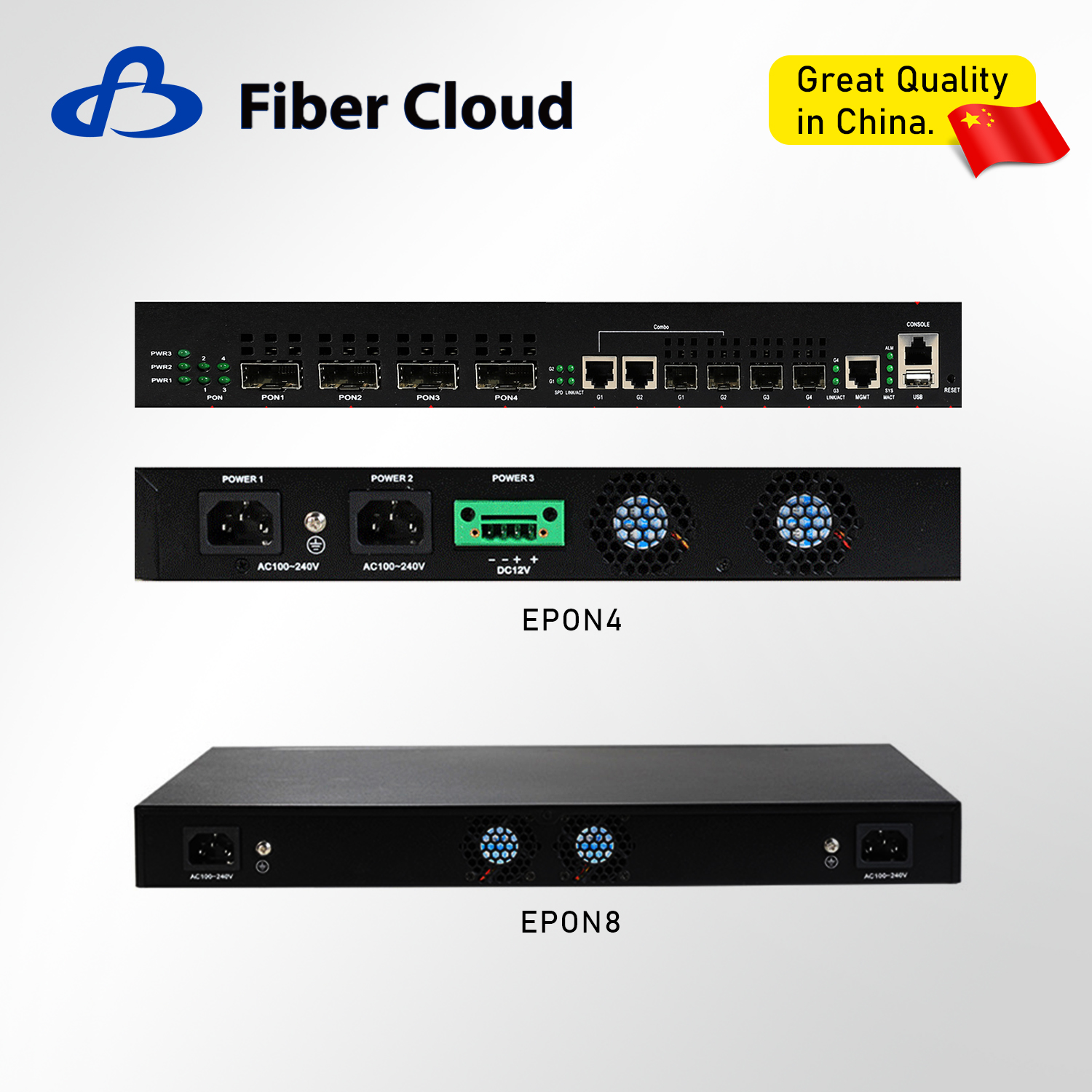 1u/2u Web, 4/8 портов, оптоволоконный терминал SFP, сетевые продукты Epon Olt 