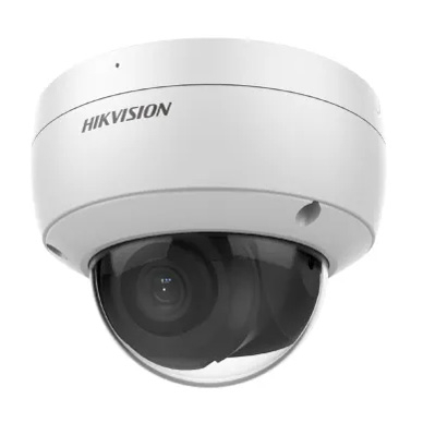 Cam&eacute;ra d&ocirc;me fixe Hikvision 8MP AcuSense r&eacute;sistante au vandalisme 120dB WDR pour une surveillance s&eacute;curis&eacute;e
