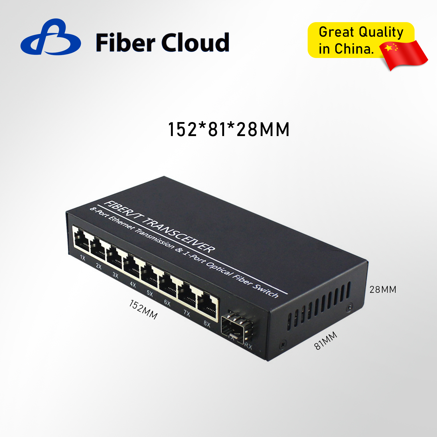 Conversor el&eacute;trico monomodo do transceptor da fibra &oacute;tica de 10/100/1000m SFP FTTH Epon