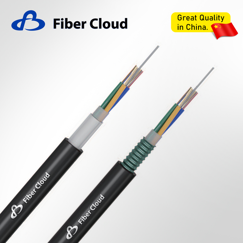 C&acirc;ble &agrave; fibre optique hybride optique et &eacute;lectrique multibrins LooseTube (GDTA et GDTS)