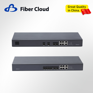 FTTH 1u 2/4 منفذ Epon Gpon Olt مع وحدات SFP