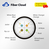 Cable a granel Ethernet Cat6 de cobre s&oacute;lido de 23AWG 4 pares trenzados CMR SF/UTP 550MHz