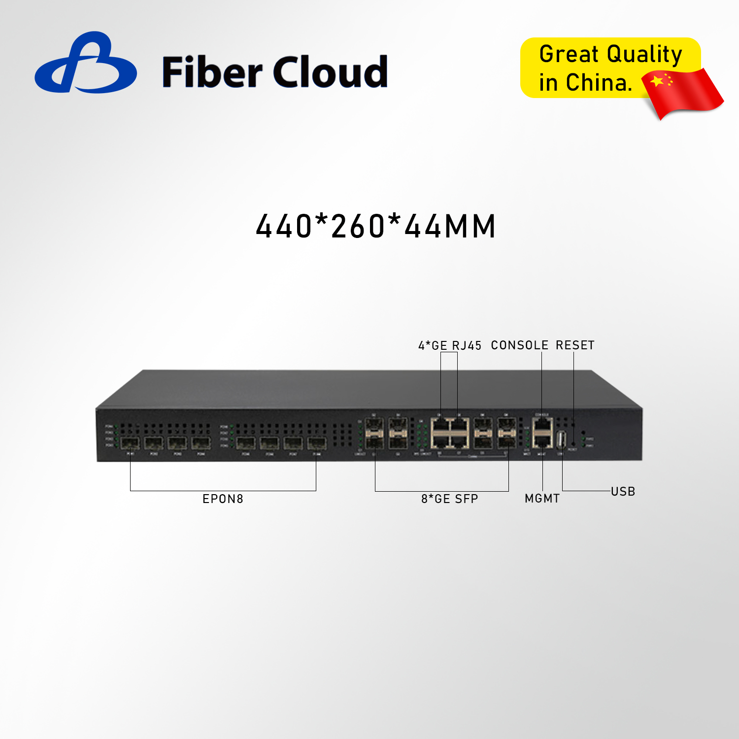 1u/2u Web, 4/8 портов, оптоволоконный терминал SFP, сетевые продукты Epon Olt 