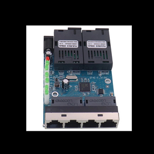 100G 2 optique 4 convertisseur &eacute;lectrique carte PCBA 20KM &eacute;metteur-r&eacute;cepteur &agrave; fibres optiques