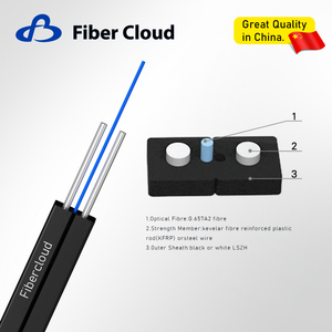 كابل إسقاط قياسي من النوع القوس (GJXH/GJXFH) كابل ألياف ضوئية