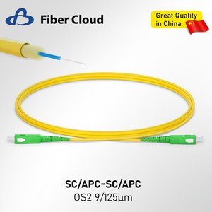 2.0mm Fabricado Da China Simplex SC/APC para SC/APC G652D G657A Cabo de Fibra &Oacute;ptica Patchcord de Modo &Uacute;nico